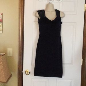 Classic Size 10 Woman Black Dress lot5682